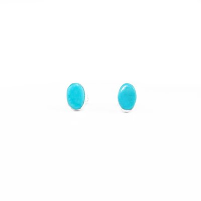 画像2: アメリカン ジュエリー ターコイズ&925シルバー ピアス/Turquoise Sterling Silver Earrings