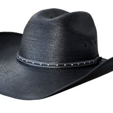 画像2: ブルハイド ウエスタン ストローハット カントリーストロング 30X（ブラック）大きいサイズもあり/Bullhide Western Straw Hat Country Strong 30X(Black) (2)