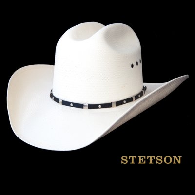 画像1: ステットソン 8X ストロー カウボーイハット（ナチュラル）7-1/2（58cm〜60cm）/Stetson Western Straw Hat