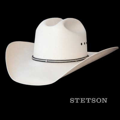 画像1: ステットソン 8X ストロー カウボーイハット（ナチュラル）7-1/4（58cm）/Stetson Western Straw Hat