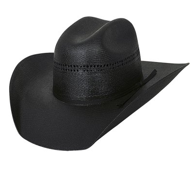 画像1: 大きいサイズ 63cm ブルハイド ウエスタン ストローハット ブラックゴールド10X（オールドウエスト・ブラック）/Bullhide Western Straw Hat Black Gold 10X(Black)