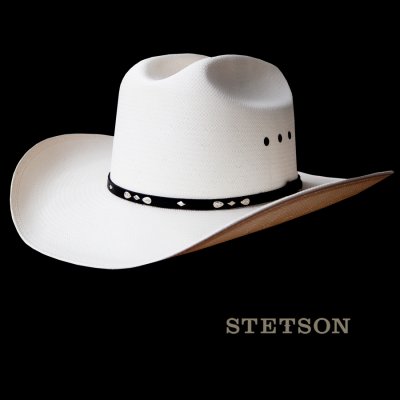 画像1: ステットソン 8X カウボーイハット（ナチュラル）7-1/4（58cm〜59cm）/Stetson Western Straw Hat