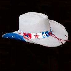 画像2: ブルハイド アメリカ＆イーグル ウエスタン プレミアムウール ハット（シルバーベリー）/Bullhide Premium Wool Cowboy Hat(Silverbelly) (2)