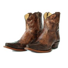 画像1: トニーラマ ウエスタンブーツ ショート ファスナー付き コニャック（レディース）/Tony Lama Western Boots Cognac(Women's) (1)