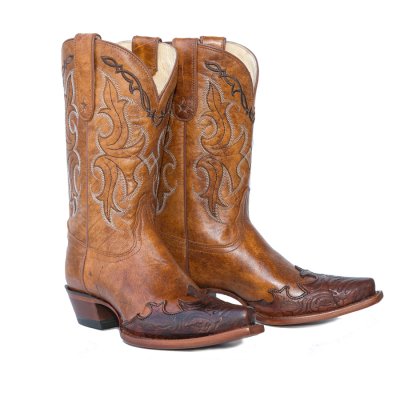 画像1: トニーラマ ウエスタンブーツ タン（レディース）/Tony Lama Western Boots Tan(Women's)