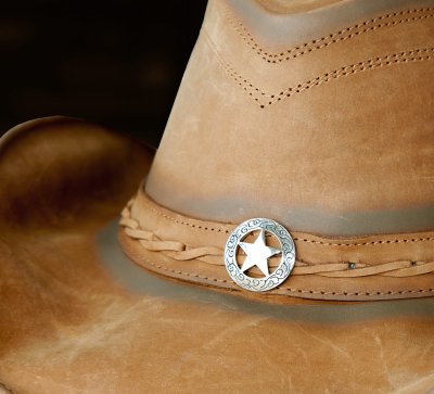 画像2: ブルハイド レザー カウボーイ ハット クーパークリーク（ハニー）/Bullhide Genuine Leather Copper Creek Cowboy Hat(Honey)