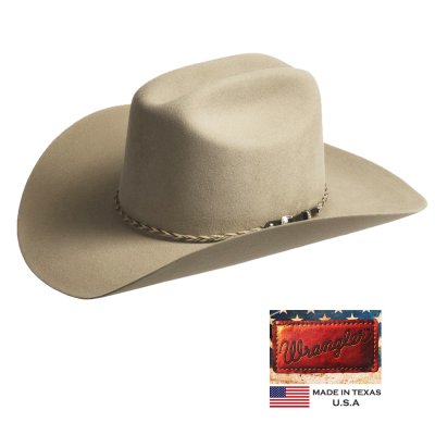 画像1: ラングラー 4X ウール キャトルマン カウボーイ ハット（バック）7（56cm）/Wrangler 4X Felt Cattleman Cowboy Hat(Buck)