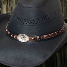 画像2: ブルハイド レザー カウボーイ ハット ゲットオン（ブラック）/Bullhide Genuine Leather Cowboy Hat Get On(Black) (2)