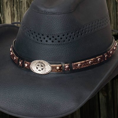 画像2: ブルハイド レザー カウボーイ ハット ゲットオン（ブラック）/Bullhide Genuine Leather Cowboy Hat Get On(Black)