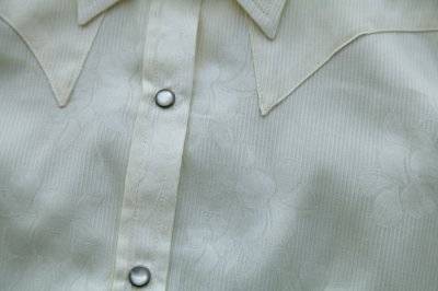 画像2: ステットソン フローラル ウエスタンシャツ クリーム/（長袖）/Stetson Long Sleeve Western Shirt(Women's) 