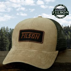 画像1: フィルソン コーデュロイ メッシュ キャップ（カーキ・フォレスト）/Filson Corduroy Mesh Cap(Khaki) (1)