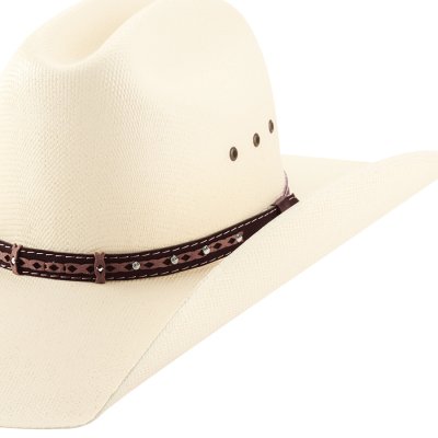 画像2: ウエスタン ストロー カウボーイ ハット（アイボリー）L/XL（58cm〜61cm）/Straw Cowboy Hat (Ivory)