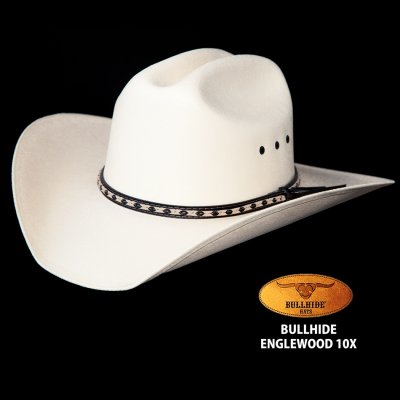 画像1: ブルハイド 10X ウエスタン カウボーイ ストロー ハット イングルウッド（オフホワイト）/BULLHIDE Straw Cowboy Hat Englewood (Off White)