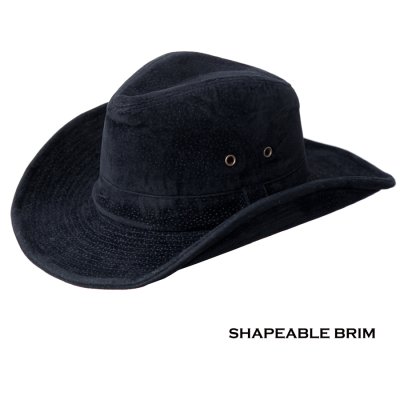 画像1: シェイパブルブリム ウエスタン カウボーイハット（ブラック）/Cowboy Hat(Black)