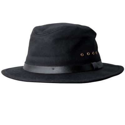 画像2: フィルソン ティンクロス パッカー ハット オイルフィニッシュ（ブラック）大きいサイズあり/Filson Tin Packer Hat(Black)