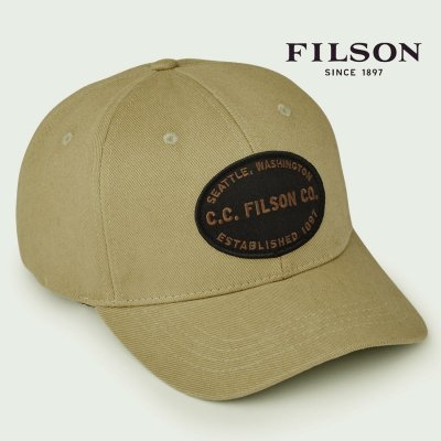 画像1: フィルソン ツイル ロガー キャップ（ベージュ）/Filson Twill Logger Cap Beige