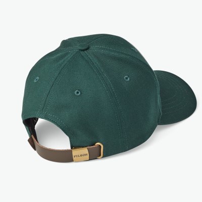 画像2: フィルソン ハンターグリーン デニム ロガー キャップ/Filson Denim Logger Cap Hunter Green