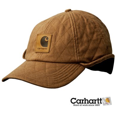 画像1: カーハート イアーフラップ キャップ（ブラウン）/Carhartt Flap Cap(Brown)