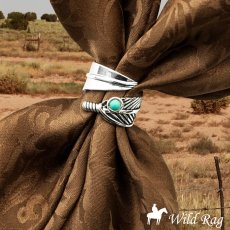 画像3: シルク スカーフ ワイルドラグ アメリカンカウボーイ大判スカーフ ロイヤルブルー/100% Silk Wild Rags(Royal) (3)