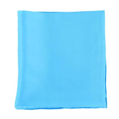 画像1: シルク スカーフ ワイルドラグ アメリカンカウボーイ大判スカーフ ソリッド ターコイズ/100% Silk Wild Rags(Solid Turquoise)