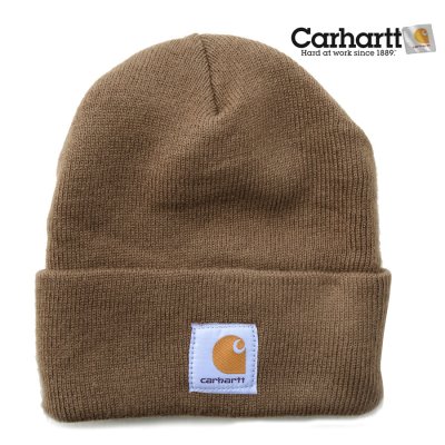 画像1: カーハート ウォッチ キャップ ワッチ キャップ ブラウン/Carhartt Acrylic Watch Cap(Brown)