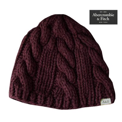 画像1: アバクロンビー＆フィッチ ニット帽 ブラウン/Abercrombie&Fitch Knit Cap