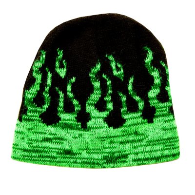 画像1: ニット キャップ ブラック・グリーン/HEADERS CALIFORNIA Knit Cap(Black/Green)