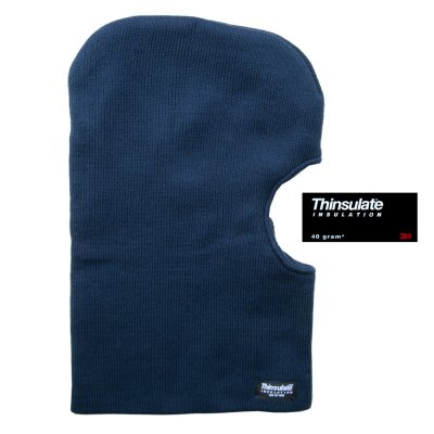 画像1: ニット キャップ 防寒 フェイス マスク シンサレート ネイビー/Knitted Face Mask Thinsulate® (Navy)