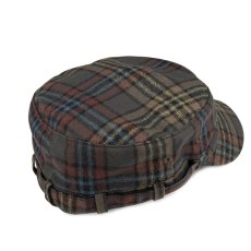 画像2: ペンドルトン キャップ（ブラウン・ブルー・ラストプラッド）/Pendleton Cap(Brown/Blue/Rust Plaid) (2)