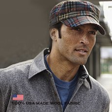 画像3: ペンドルトン キャップ（ブラウン・ブルー・ラストプラッド）/Pendleton Cap(Brown/Blue/Rust Plaid) (3)