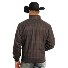 画像2: パンハンドルスリム パウダーリバーアウトフィッターズ ウール ウエスタン コート（ブラウン）/Panhandle Slim Powder River Outfitters Western Coat(Brown Plaid) (2)