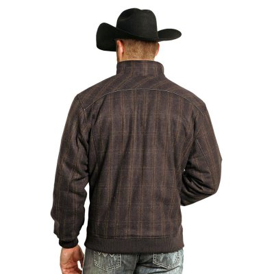 画像2: パンハンドルスリム パウダーリバーアウトフィッターズ ウール ウエスタン コート（ブラウン）/Panhandle Slim Powder River Outfitters Western Coat(Brown Plaid)