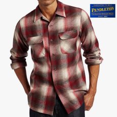 画像1: ペンドルトン ウールシャツ ビンテージフィット ボードシャツ クラレット・タン XXS・XS/Pendleton Vintage Fit Board Shirt Claret Tan (1)