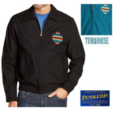 画像1: ペンドルトン チーフジョセフ ジャケット ターコイズ/Pendleton Jacket(Chief Joseph Turquoise) (1)