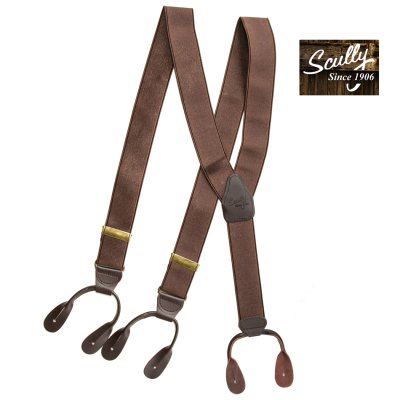 画像1: スカリー サスペンダー（ブラウン）/Scully Suspenders(Brown)