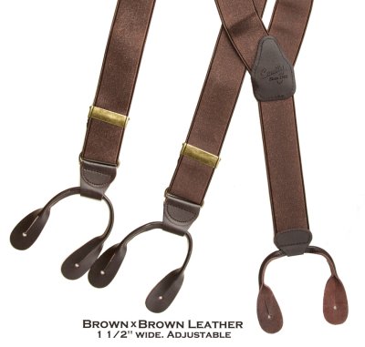 画像2: スカリー サスペンダー（ブラウン）/Scully Suspenders(Brown)
