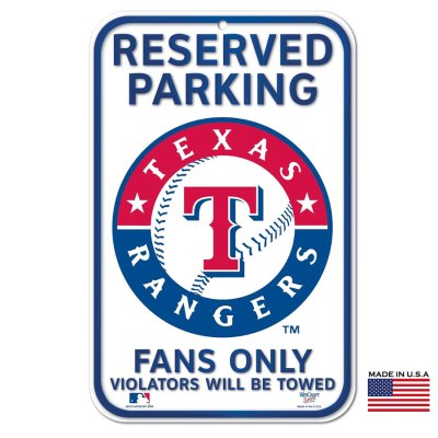 画像1: テキサス レンジャーズ オフィシャル サイン/Sign TEXAS RANGERS RESERVED PARKING FANS ONLY