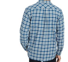 画像3: ペンドルトン 2ポケット ツイル シャツ（ブループラッド/長袖）/Pendleton 2 Pocket Twill Shirt (Blue Plaid) (3)