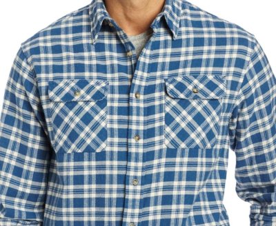 画像2: ペンドルトン 2ポケット ツイル シャツ（ブループラッド/長袖）/Pendleton 2 Pocket Twill Shirt (Blue Plaid)