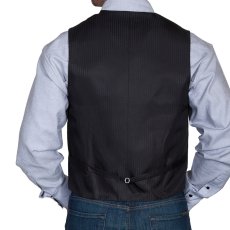 画像2: スカリー オールドウエスト ベスト（ブラック ストライプ）M/Scully Old West Vest (Black Stripe) (2)