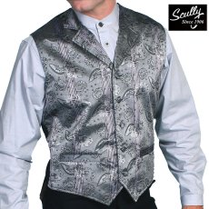 画像1: スカリー オールドウエスト ベスト（グレー）/Scully Old West Vest (Grey) (1)