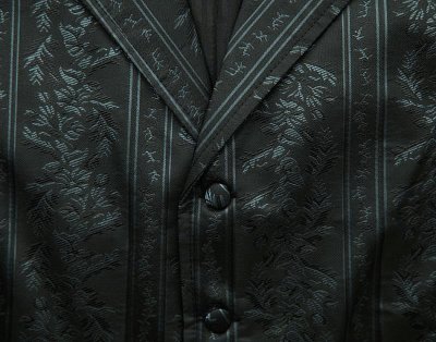 画像2: スカリー フローラル ブラック ベスト/Scully Floral Jacquard Vest (Black)