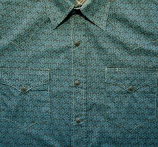 画像3: ローパー ウエスタンシャツ ブラウン・ターコイズ（長袖）S/Roper Long Sleeve Western Shirt(Brown/Turquoise) (3)