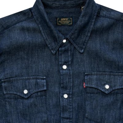 画像2: リーバイス ウエスタンシャツ（スケートボーディング コレクション デニム ダーク ウオッシュ/長袖）/Levi's® Skateboarding Collection Western Shirt Rinse