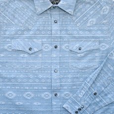 画像2: スナップ ウエスタンシャツ サウスウエスト ライトパステルブルー（長袖）S/ Long Sleeve Snap Western Shirt(Light Pastel Blue) (2)
