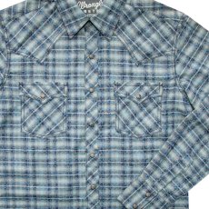 画像2: ラングラー ウエスタンシャツ レトロ プレミアム ブルー（長袖）S/Wrangler Retro Premium Long Sleeve Western Shirt(Blue) (2)