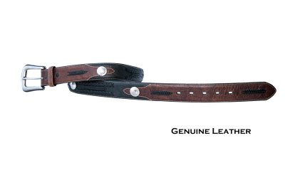 画像2: レジストル インディアン コンチョ ウエスタン ベルト（ブラック・ブラウン）38/ Resistol Western Belt(Black/Brown)