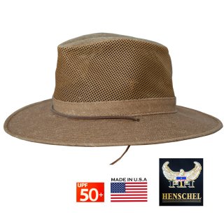ヘンシェル レザー ハット（ブラック）XL/Henschel Genuine Leather