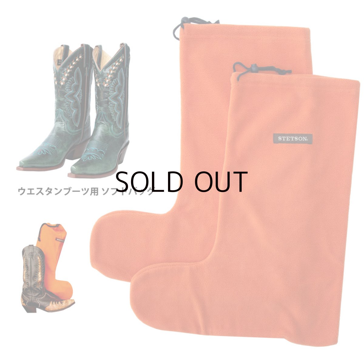 画像1: ステットソン ブーツ ソフトバッグ/Stetson boot bag(Soft) (1)
