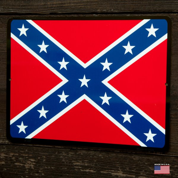 アメリカ 南部連合国旗 南軍旗 レベルフラッグ サザンクロス ティン